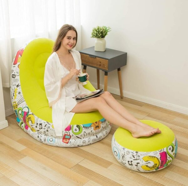 Dušek sofa sa tabureom na naduvavanje