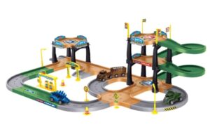 Dino park-staza garaža sa 4 autića