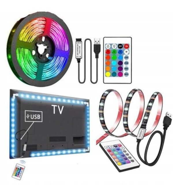 LED RGB traka sa daljinskim 3m