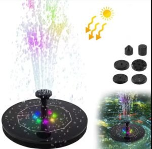 Solarna fontana za vrt sa LED rasvetom