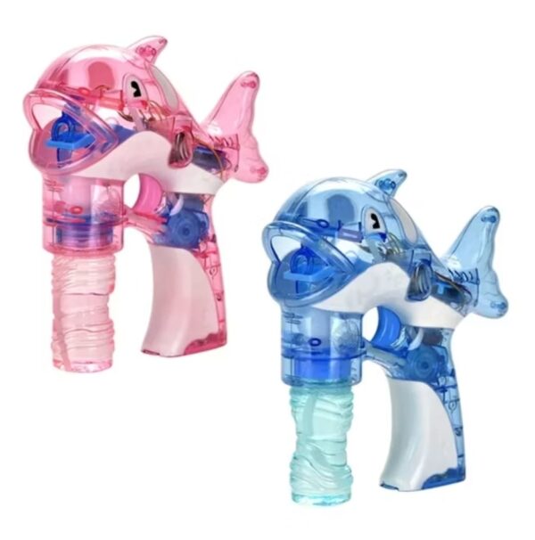 Delfin pištolj za balončice od sapunice sa dve bočice