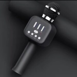 Bežični bluetooth zvučnik mikrofon sa LED svetlima