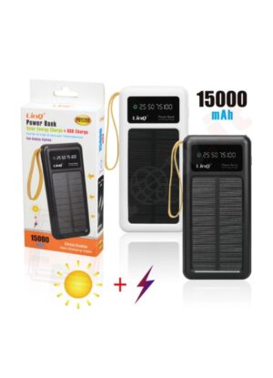 Solarni power bank 15000mAh sa 4 kabla