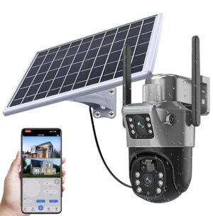 Solarna kamera sa dva sočiva i SIM karticom