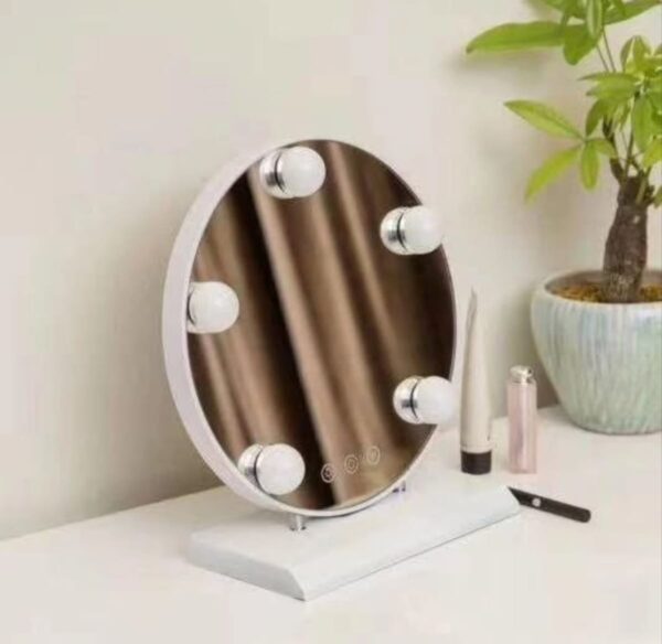 Okruglo LED ogledalo sa 5 sijalica