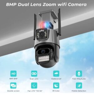 WiFi kamera sa dva sočiva-spoljašnja