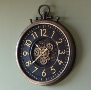 Zidni sat sa rotirajućim mehanizmom