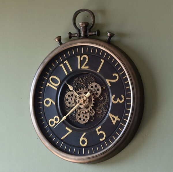 Zidni sat sa rotirajućim mehanizmom