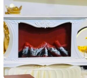 Kamin sa imitacijom plamena sa LED svetlom