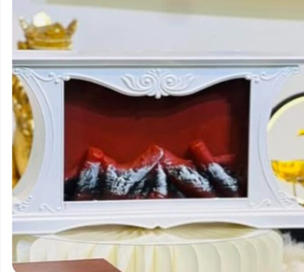 Kamin sa imitacijom plamena sa LED svetlom