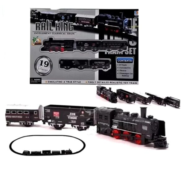 Voz sa vagonima i šinama