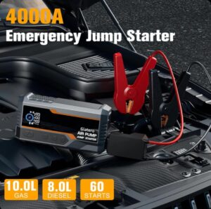 Set za kola 4u1-starter sa kompresorom