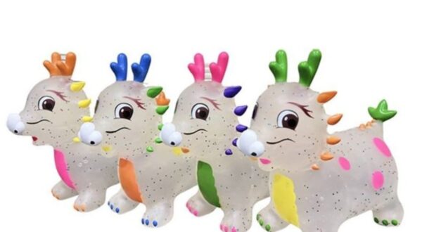 Dečija gumena igračka sa zvučnim i svetlosnim efektima