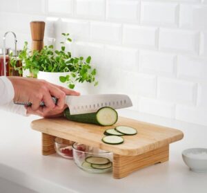 Daska za sečenje i serviranje sa postoljem-bambus